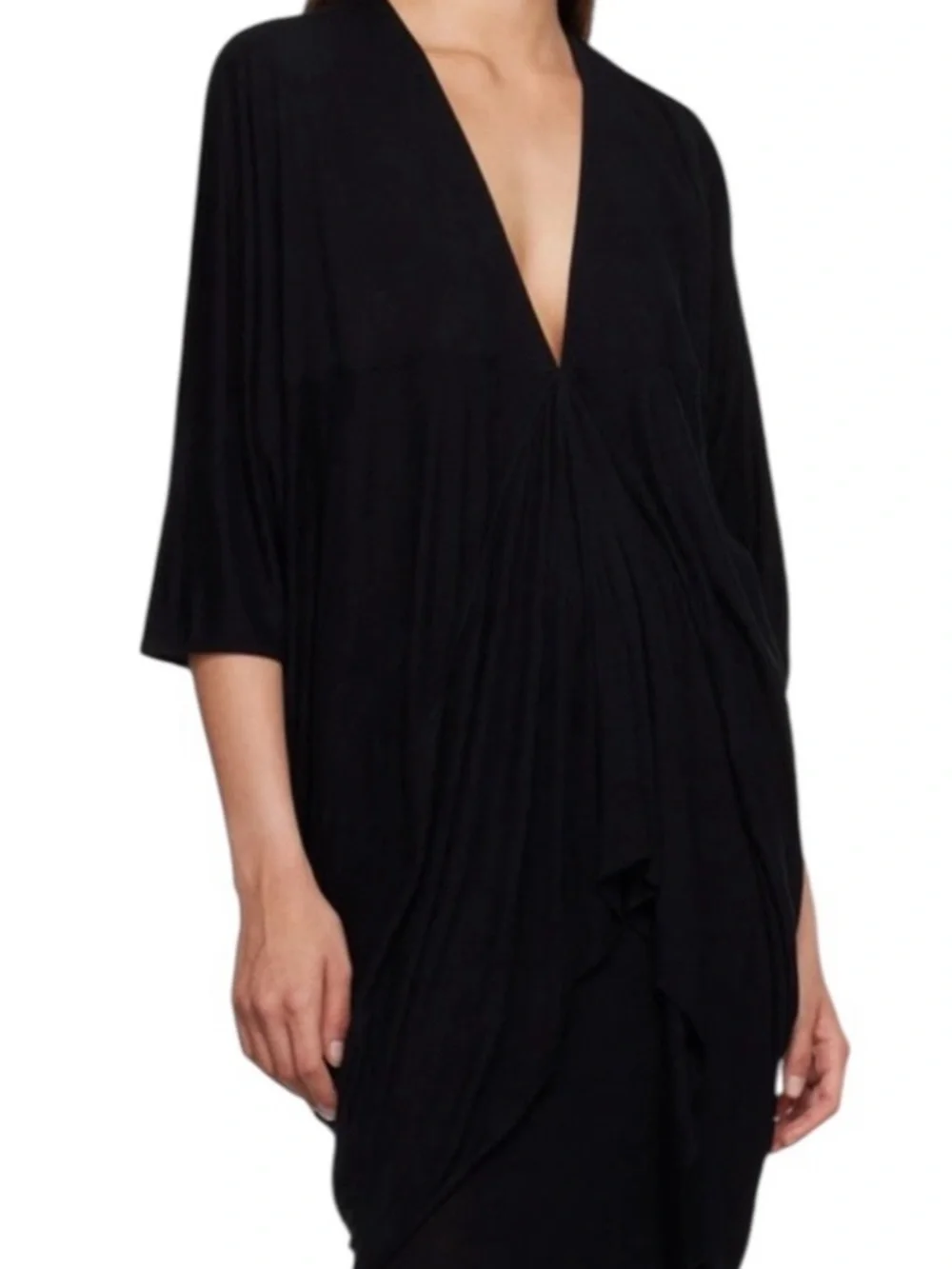 Rick Owens Lilies Black Em Blouse Kite Size US2 - Picture 12 of 12